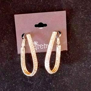 Rhinestone Hoops